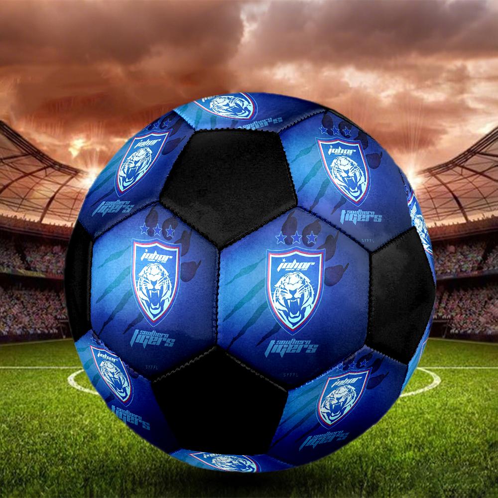 SIZE 5 Johor DT Soccer Ball Colorful All Ages Machine Stitched PVC Competition Ready Durable High-Bounce