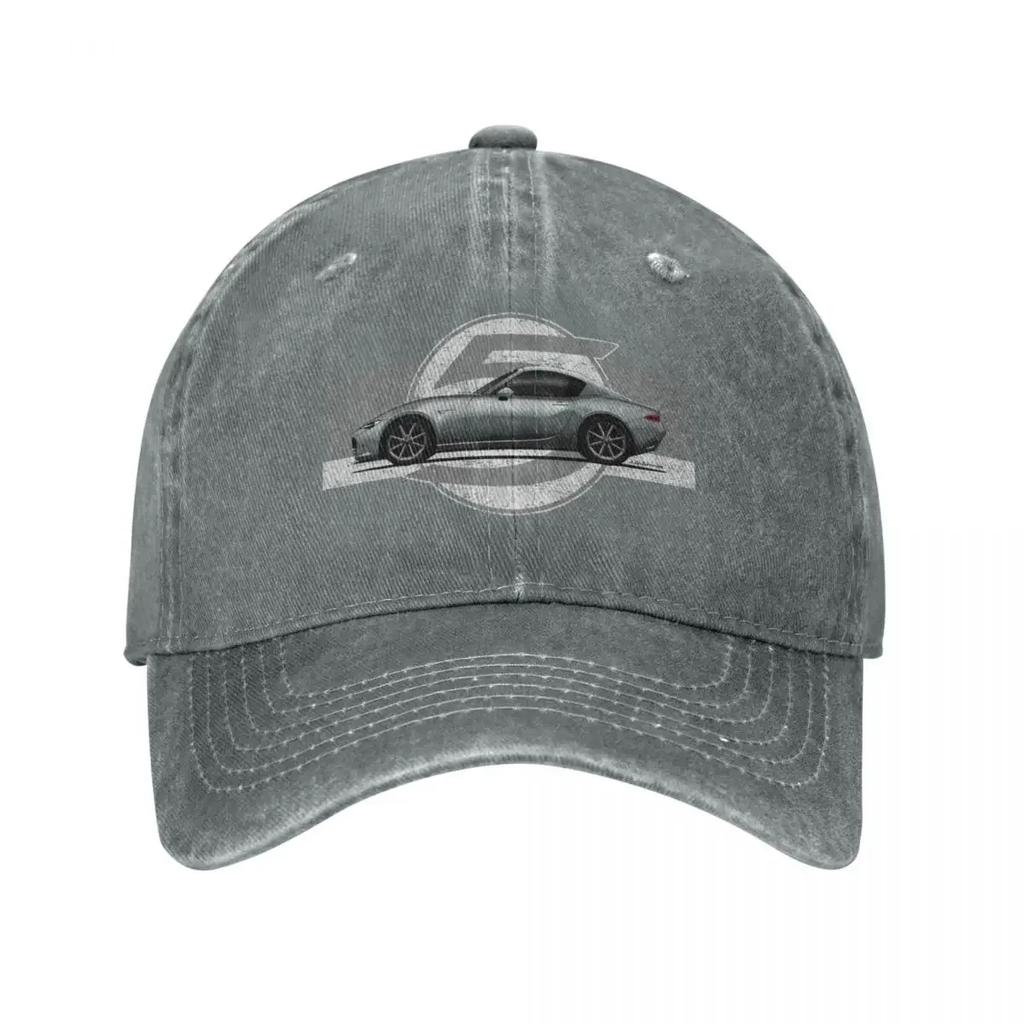 My drawing of the iconic Japanese roadster sports car RF with background  Baseball Cap custom Hat Luxury Cap Boy Womens