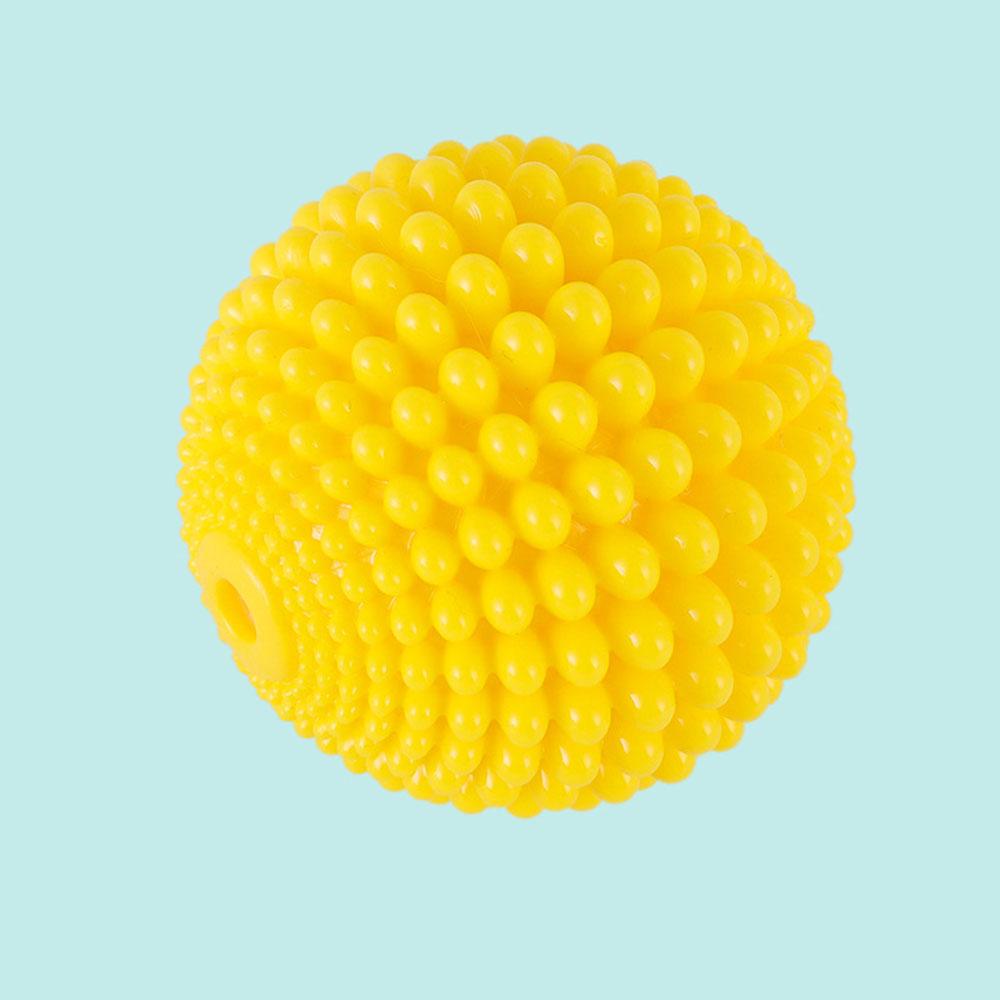 Pet Chew Toy Squeaky Corn Ball, Durable Dog Chewing Ball for Teeth Grinding & Cleaning, Puppy Boredom Relief Pet Supplies