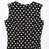 Wholesale summer new product temperament commuter series polka dot midi vest dress/