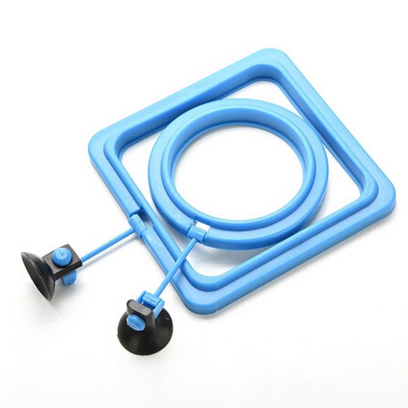 1pc Plastic Fish Food Ring Fish Tank Small Type Tropical Fish Feeder Aquarium Accessories