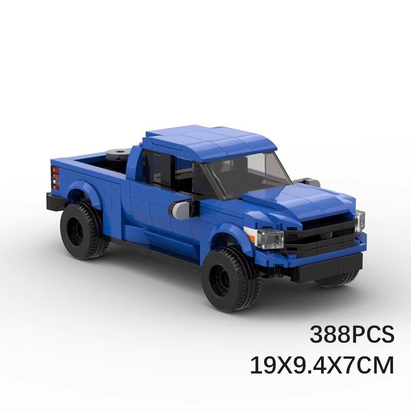MOC 8-Wide Velocità 4x4 Fuoristrada Pickup Camion Modello Blocchi da Costruzione Piccole Particelle Giocattolo
