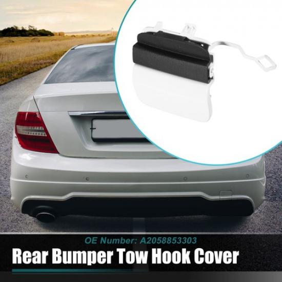 Rear Bumper Tow Hook Cover Fit for Mercedes Benz C-Class NoA2058853303 White