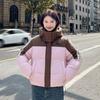 New women's winter short cotton-padded clothes, cotton-padded clothes, fashionable design sense, loose and thickened warm jacket