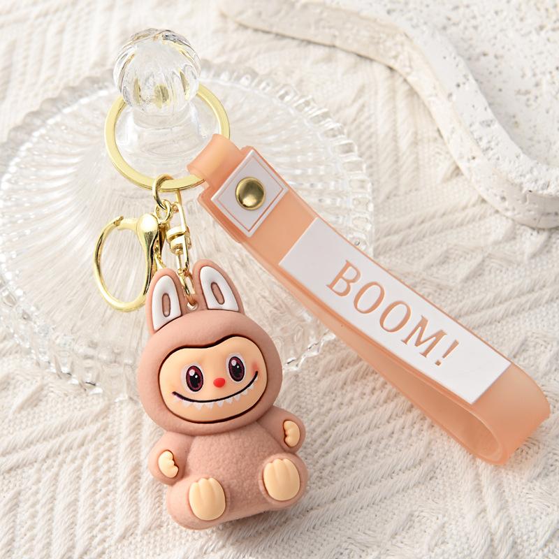 PVC Soft Rubber Bag, Car Grab Doll, Small Gift, Sitting Key Chain.