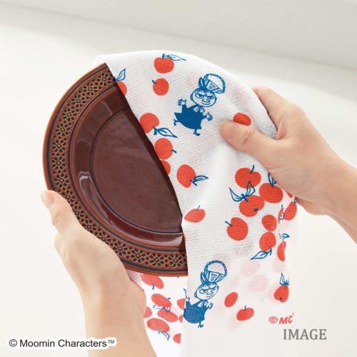 Miyamoto Towel (Miyamoto-towel) Miyamoto Made In Japan Kitchen Cloth, 34 X 70 Cm, Moomin, Little My & Apple, 6086