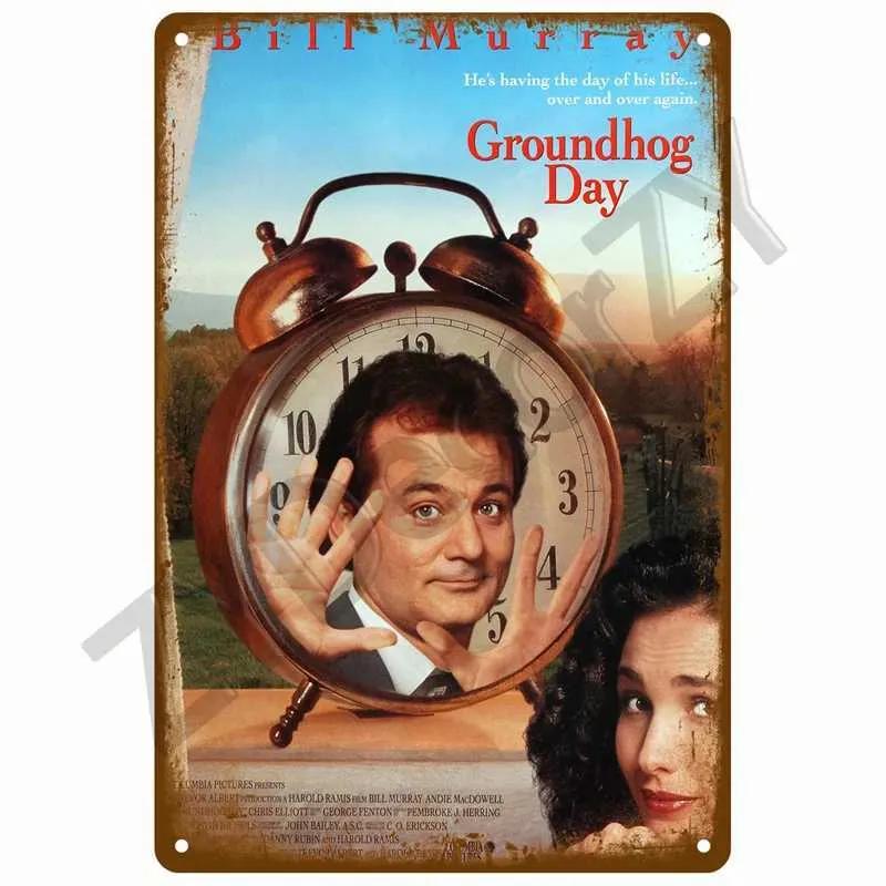 Metal Vintage Poster Tin Sign Decoration Retro Movie Metal Sign Plaque For Man Cave Bar Painting Cinema Wall Art Home Decor Film