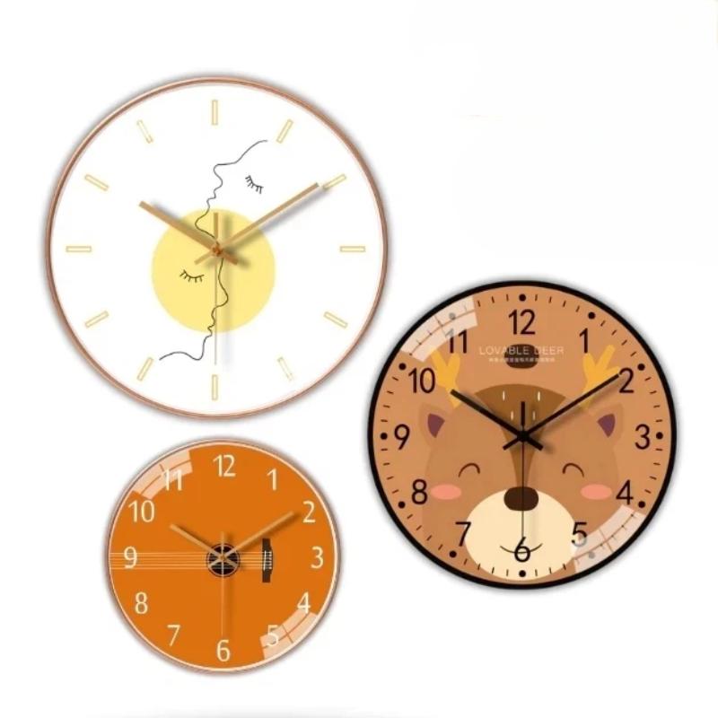 Classic Hanging Wall Clock, Easy Install Decor for Home & Office