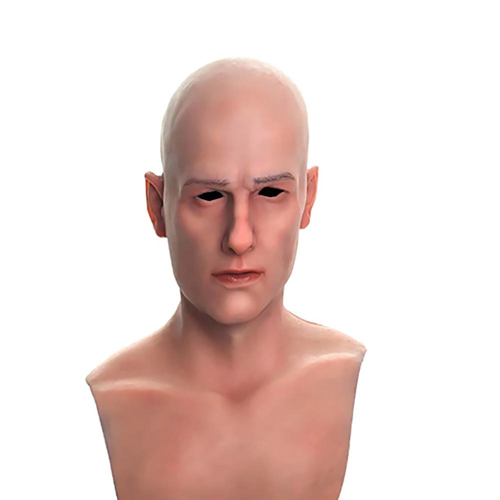 Real-life Mask Latex Bald Mask Makeup Party/Easter/Carnival Festive Dress Up