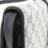 GUCCI Old Gucci Shoulder Bag 904.02.050 2-way clutch Gray / navy GG plus Women Used