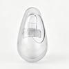 1PcsWall Hanging Bird Food Cup Anti Splashing Transparent Bird Feeding Bowl Detachable Plastic Parrot Feeder Drinker