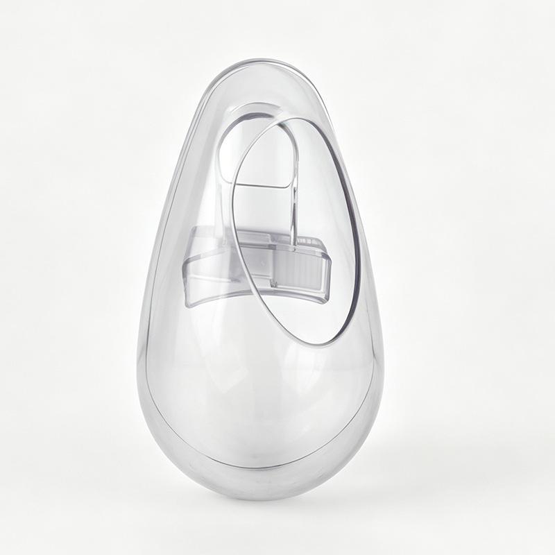 1PcsWall Hanging Bird Food Cup Anti Splashing Transparent Bird Feeding Bowl Detachable Plastic Parrot Feeder Drinker