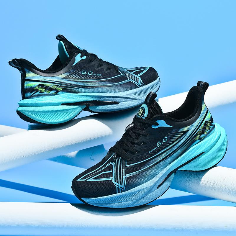 New teen school middle school student running shoes casual sports shoes mesh breathable lightweight non-slip soft sole men