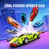 Non-Toxic Sembo Cool Fission Sports Car Assemblage Building Blocks Kits Moc Racing Vehicle Model Bricks Kids Toys For Children Christmas Gifts