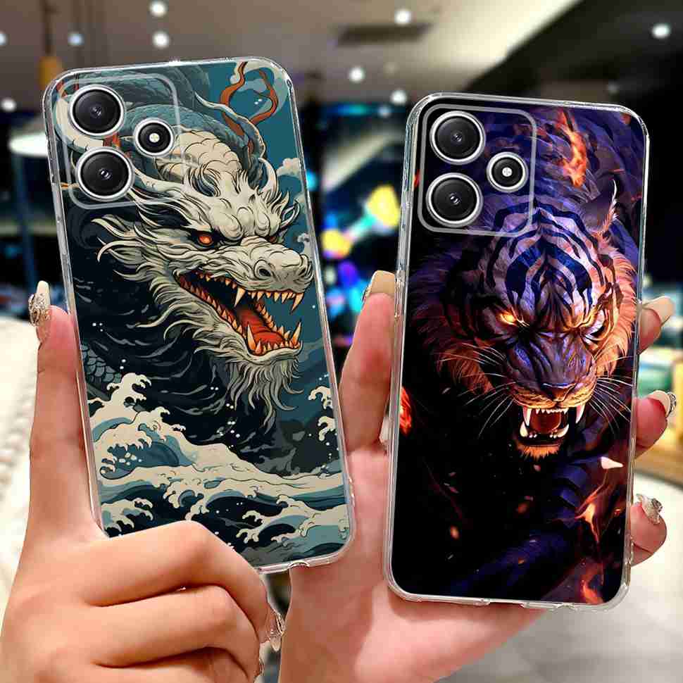 For Xiaomi Redmi Note 12R 5G Case Summer Little Daisy Lemon Soft Silicone TPU Cases For Redmi Note12R NOTE12R 23076RA4BC Shell