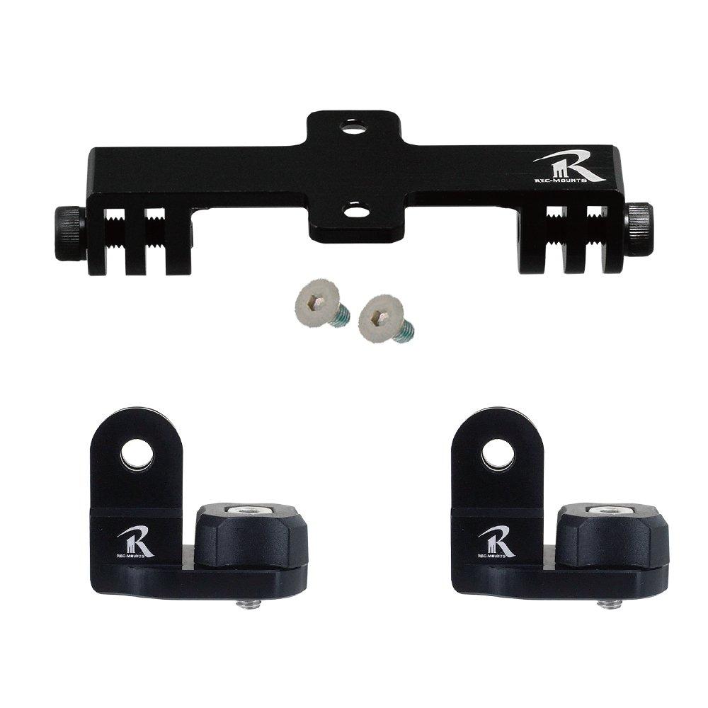 

RecMount Double Base 1 + Light Adapter Set for GoPro or LEZYNE (400-Double-GP3 + GP-LEZ4 x 2) [DGP3+LEZ4-2]