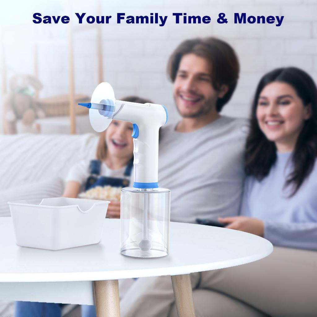 4 Pressure Levels Adults Ear Infection Cleaning Ear Washer Portable Electric Earwax Remover Soft Ear Tips Cleaner