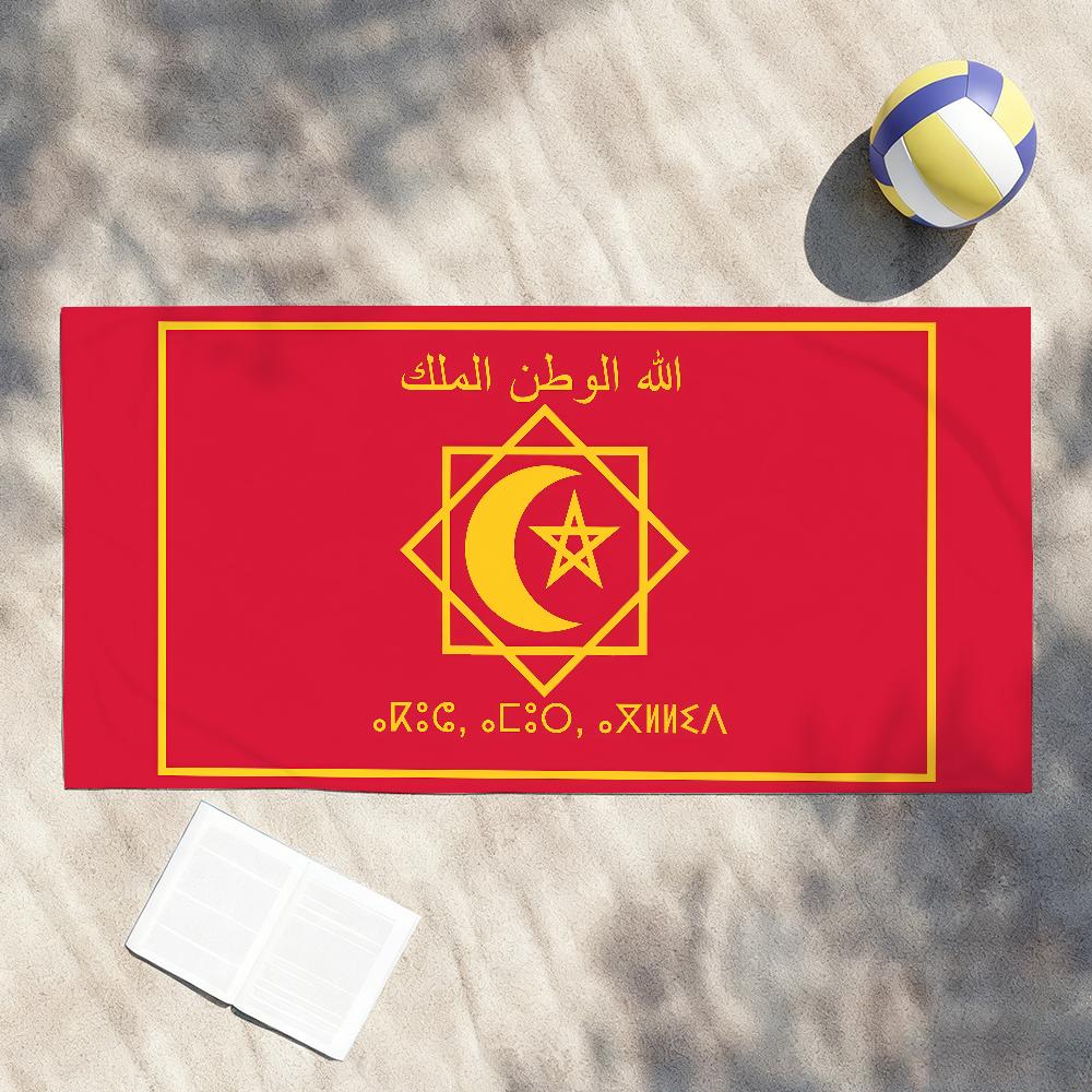 Nation Morocco Beach Towel For Beaches Yoga Studios Gyms Hot Springs Swimming Pools And Picnics