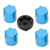 4pcs RC Car Wheel   Center   M4 Nut Fit for    4/SCX10 90046 D90 1/10 1/8 RC Car