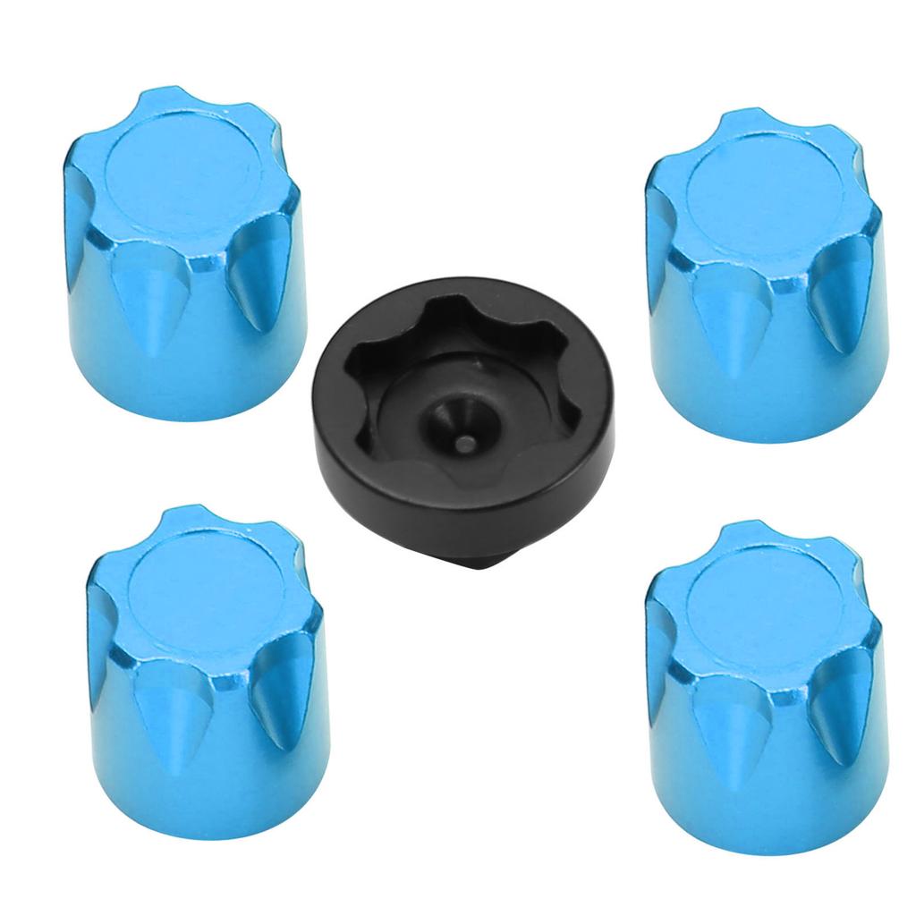 4pcs RC Car Wheel Center M4 Nut Fit for 4/SCX10 90046 D90 1/10 1/8 RC Car