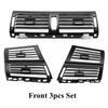 LHD RHD Car Front Central Left Right Rear Air Conditioner AC Vent Grille Outlet Panel Trim For BMW X5 X6 E70 E71 E72 2007-2014