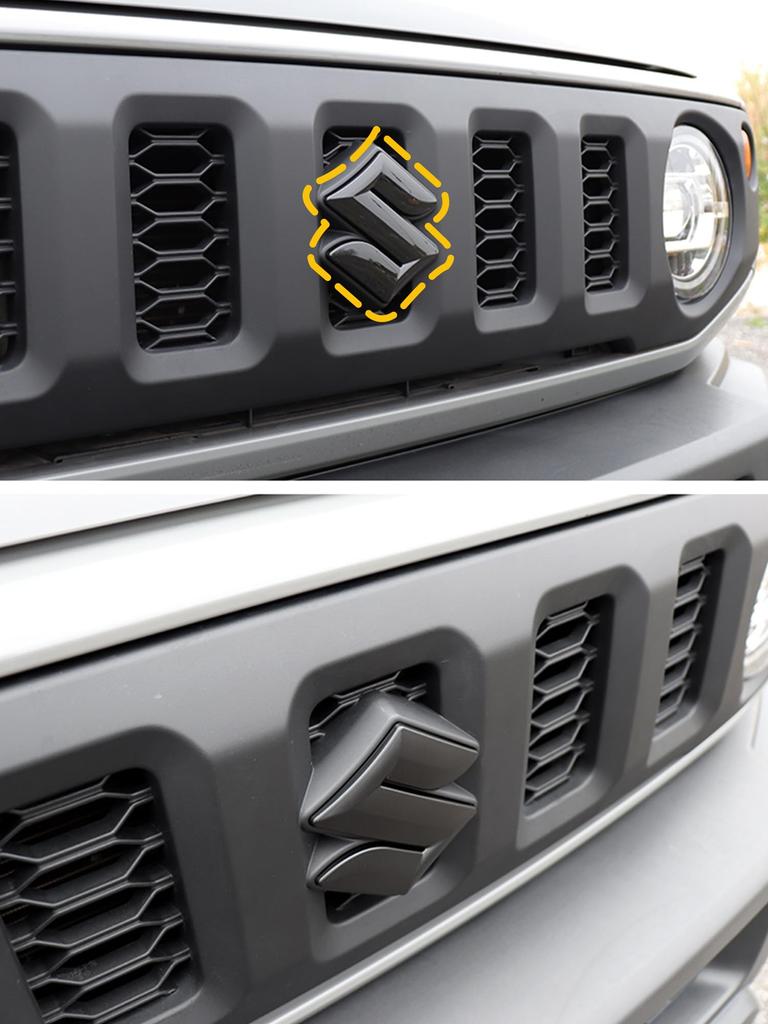 New Suzuki Jimny Grille S Mark JB64 Jimny Sierra JB74 Jimny Nomad JC74 Emblem Cover Genuine Emblem (Matte Black)