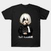 2b Nier Automata Waifu Shirt Anime Nier Automata Waifu Senpai Black T Shirt V4