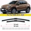 Car Wiper For Fiat 500X 2014-2020 Front Wiper Blades Soft Rubber Windscreen Wipers Auto Windshield 26"+14" 650mm + 350mm
