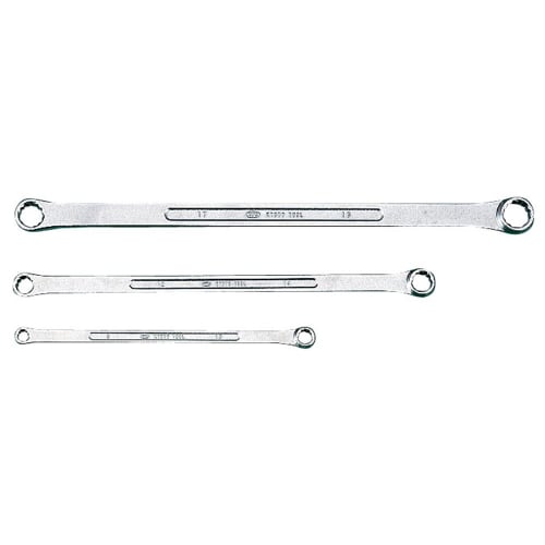 Kyoto Tool (KTC) Extra Long Straight Open-End Wrench Set M1603 Silver