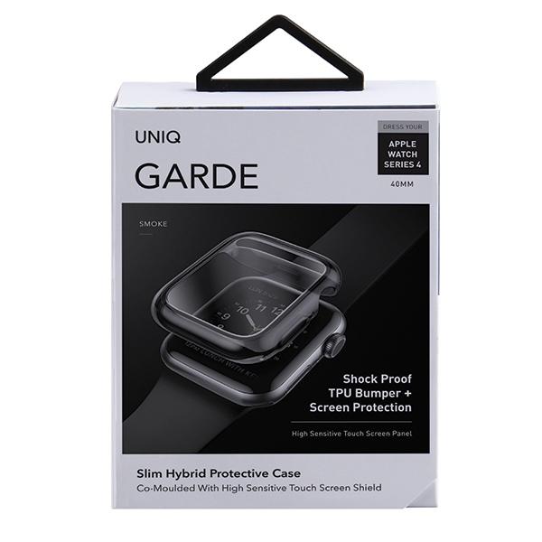 Uniq Etui Garde Apple Watch Series4/5/6/Se/Se2 40Mm. Szary/Smoked Grey