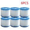 2-10PCS Type VI Hot Tub Filter Soft Rubber Ends Spa Filter Cartridge Reusable Pool Filter Replacement for Above Ground Pools