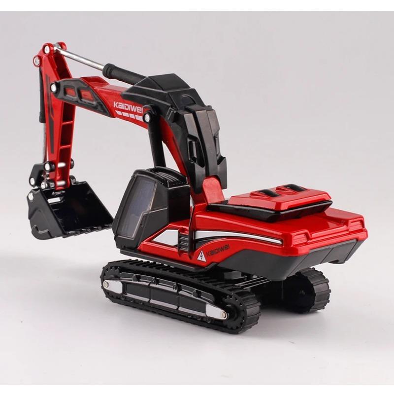 1/87 Excavator Diecast Alloy Tractor Static Engineering Model Simulation Engineering Vehicle Children Gifts Construction Toys