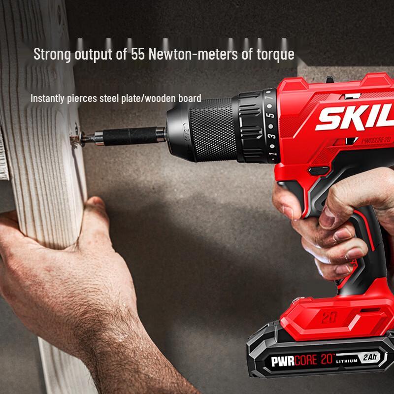 SKIL DL6280 20V 55N·m Brushless Cordless Drill CN Plug (adapter Included)