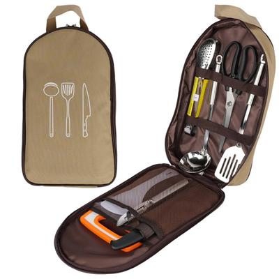 Utensili da Cucina da Campeggio in Acciaio Inossidabile Portatili Multifunzionali Kit di Pentole e Padelle per Campeggio all'Aperto