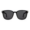TF Mirror Leg Mark Alloy Plate Metal Square Sunglasses Unisex sunglasses Multicolor FT1130-K
