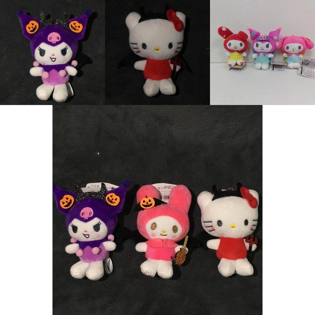 Peluche Sanrio My Melody e Kuromi con Imbottitura in Cotone PP per Collezionisti e Bambini
