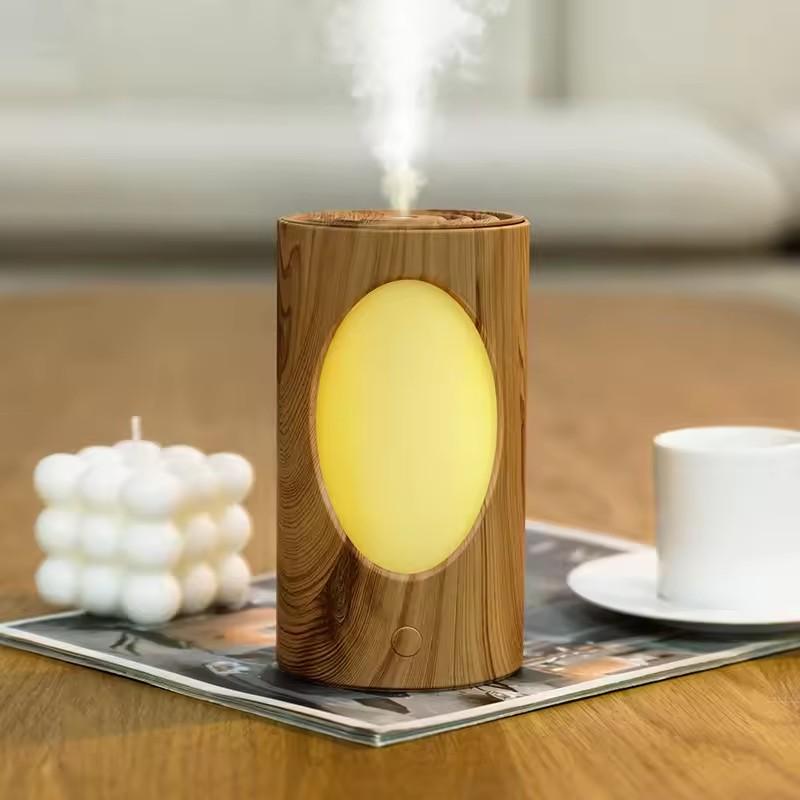 Zai Xiao 600ml Portable Aroma Diffuser With Colorful LED Lights Battery Rechargeable Wireless Air Humidifier For Bedroom Office