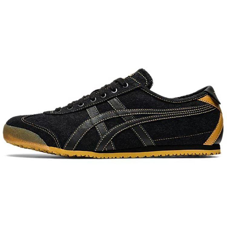 

Onitsuka Tiger Mexico 66 Удобные Трендовые Нескользящие Прочные Кроссовки с Низким Верхом Повседневная Обувь Унисекс Повседневная Обувь Черный Желтый 1183A824-001 40.5