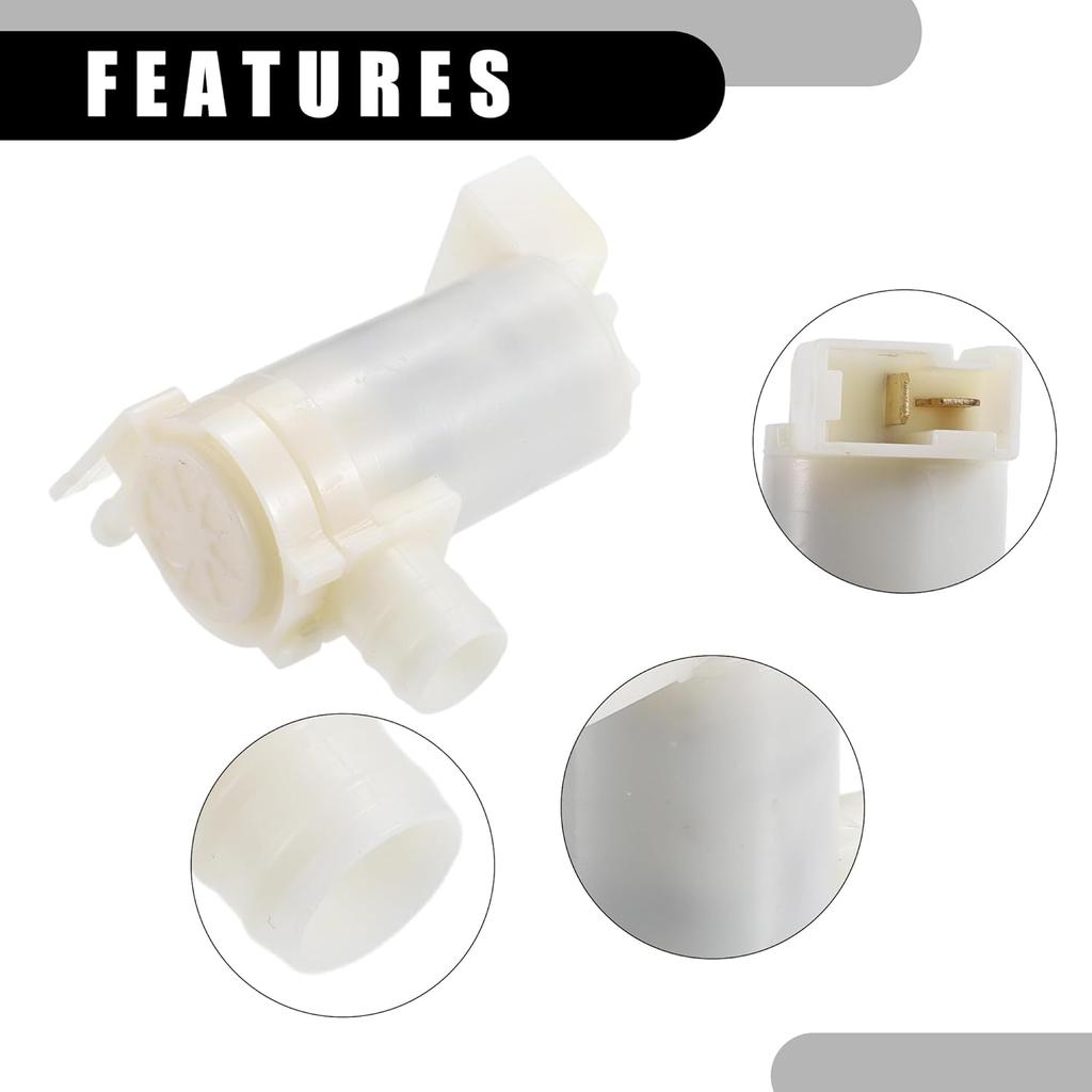 Windshield Washer Pump for Nissan Sentra 1991-1999 for Nissan 350Z 2006-2008 No.2892050Y00 - Car Windshield Washer Pump Motor Plastic Beige - 1 Pc