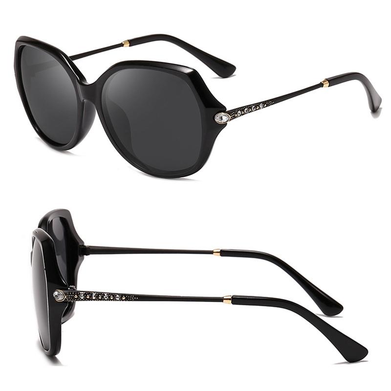 Lunettes de soleil de créateur surdimensionnées rétro vintage pour femmes avec un attrait intemporel