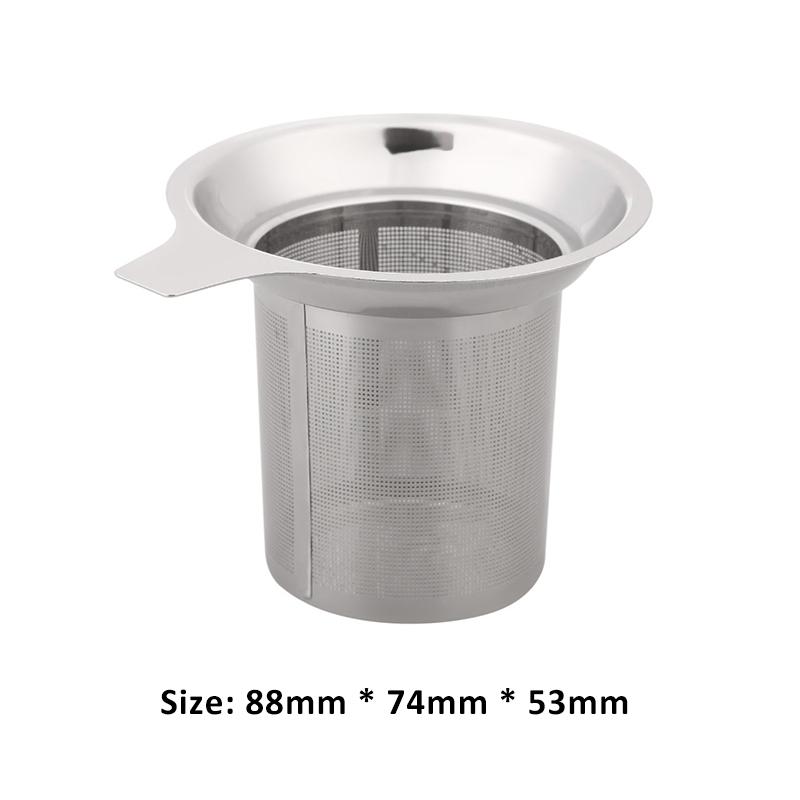 Mesh Tea Infuser Reusable Tea Strainer Teapot Stainless Steel Loose Tea Leaf Spice Filter Drinkware Kitchen Accessories