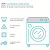 1Pc Shower Curtain - Festive Easter Bunny With Colorful Eggs And Sparkles Waterproof
