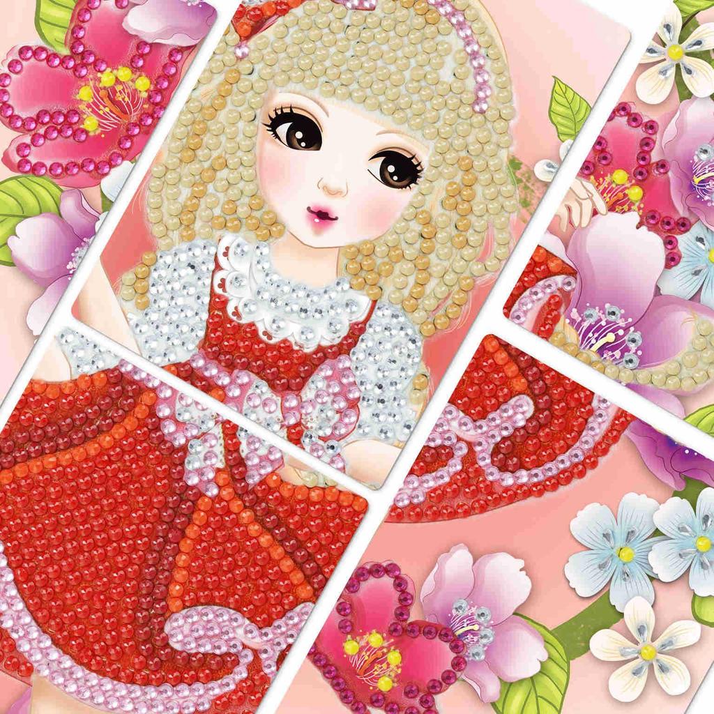 Officially Licensed Children's Little Princess DIY Diamond Painting Kit with Frame