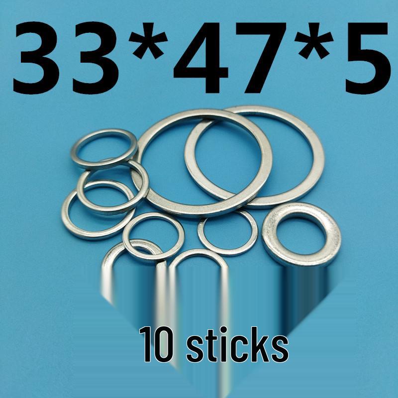 Thickened Galvanized Iron Flat Washer: Small Outer Diameter, Narrow Edge