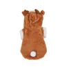 Dog Christmas Coat, Warm Winter Jacket with Red Santa Design, Thick Apparel for Small and Medium Dogs
