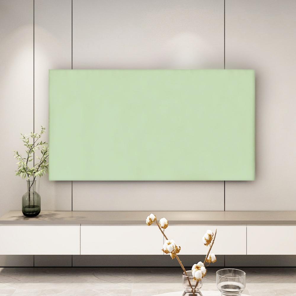 Solid Color TV Hood Cover Dustproof TV Dust Cloth Household LCD Dust Cover  Sun Protection