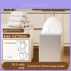 Household Heavy Duty Drawstring Trash Bags With Thick Pe Material For Kitchen Use