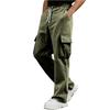 Men's American Retro Workwear Casual Sportswear Pants, Men's Loose Straight,leg Wide,leg Corduroy Trousers