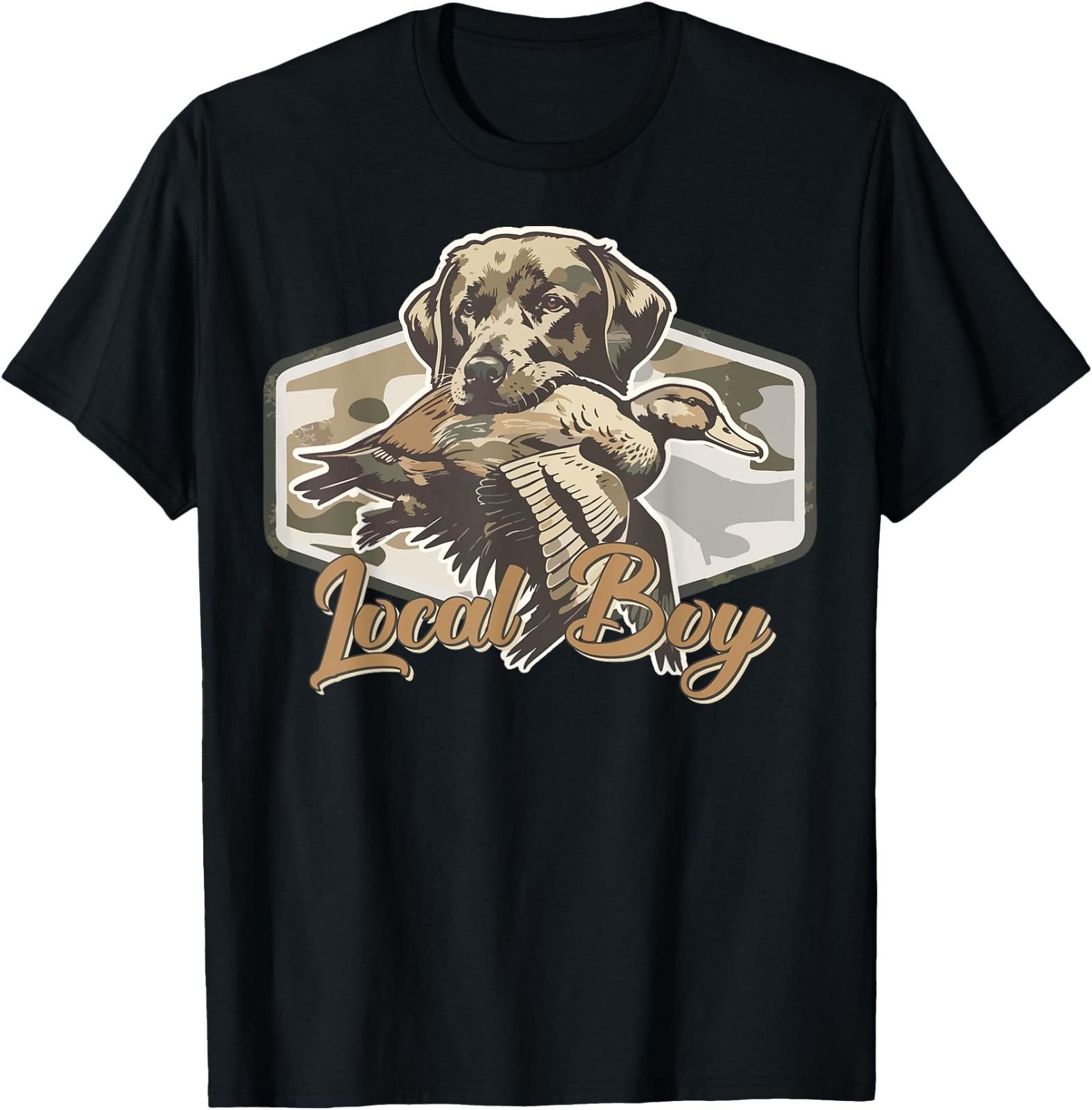 Hunting Dog Camo Southern Country Unisex T-Shirt XL