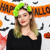 Halloween Decor Skull Head Headband Simulation Flower Gothic Flower Hairband  Cosplay